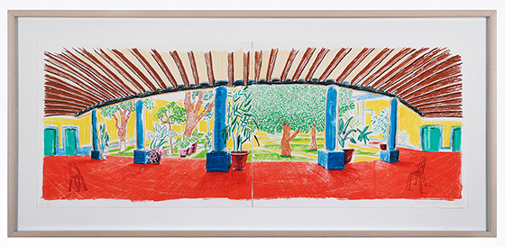 Hotel Acatlán by David Hockney