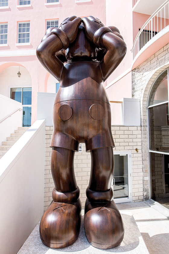 KAWS' At This Time companion sculpture