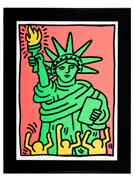 Keith Haring - Statue of Liberty