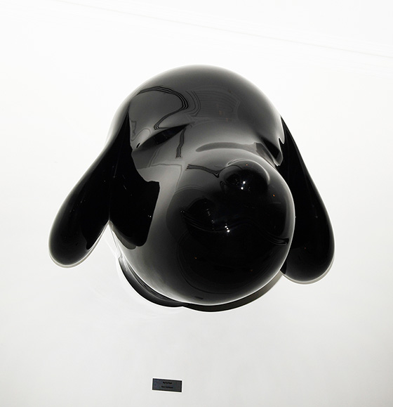 Yoshimoto Nara's Black Puppy Head