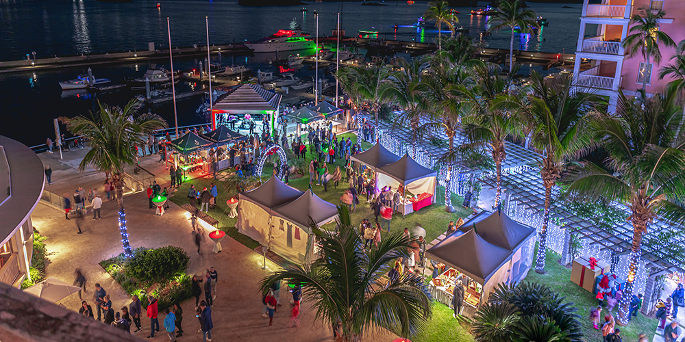 Christmas Market & Boat Parade at Hamilton Princess Bermuda