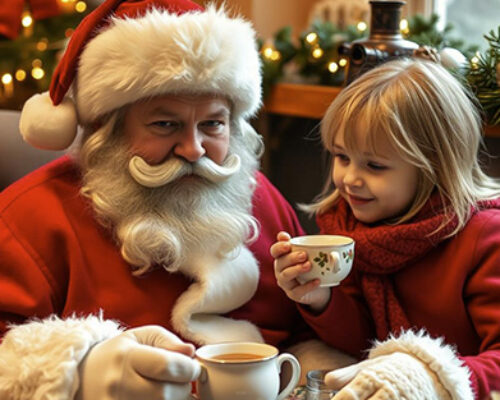 Tea with Santa at Hamilton Princess Bermuda