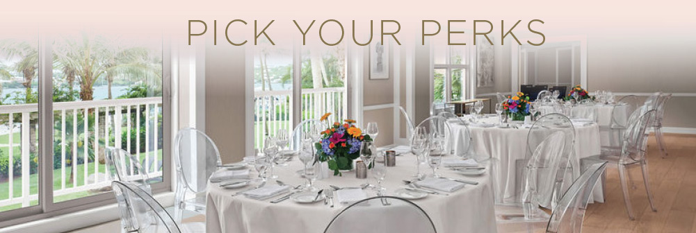 Corporate Meeting & Events Pick Your Perks special offer