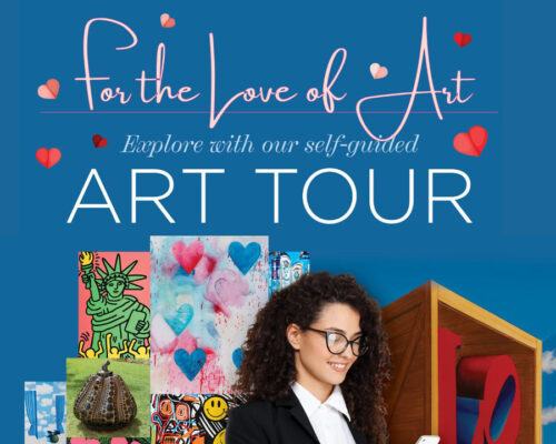 February free self-guided art tour